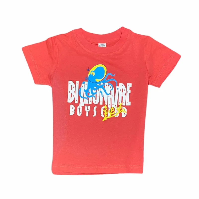 Kids Billionaire Boys Club BB Tentacles Short Sleeve Tee (Cayenne) 813-3207 Dynamic Men's Moto Dynamic Men's Moto