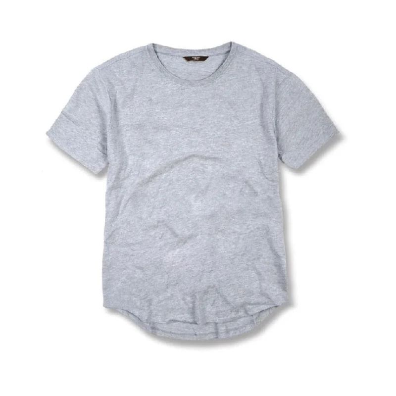 Kids Jordan Craig Scallop T-Shirt (Grey) Casual Men's Loose Casual Men's Loose