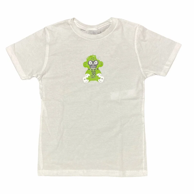 Kids Never Broke Again 38 Baby T Shirt (White/Green) Elegant Men's Cashmere Elegant Men's Cashmere