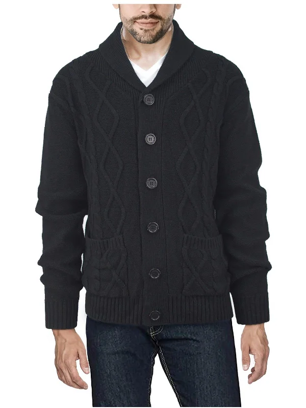 Mens Knit Cable Knit Cardigan Sweater Dynamic Men's Glow Dynamic Men's Glow Dynamic Men's Glow