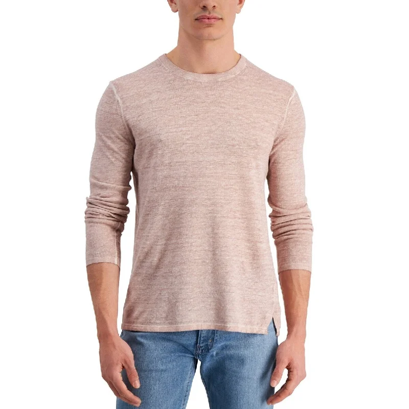 Michael Kors Men's Cold Dye Cotton Sweater Pink Size X-Large Tailored Tailored Tailored