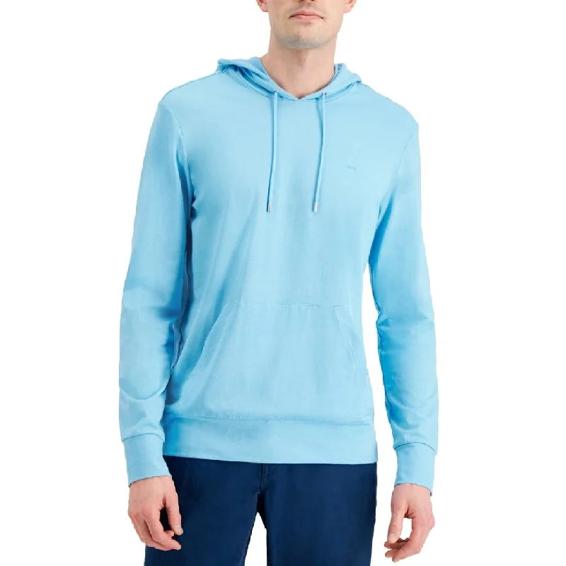 Michael Kors Men's Regular Fit Jaspe Hoodie Blue Size X-Large Tough Men's Military Tough Men's Military Tough Men's Military