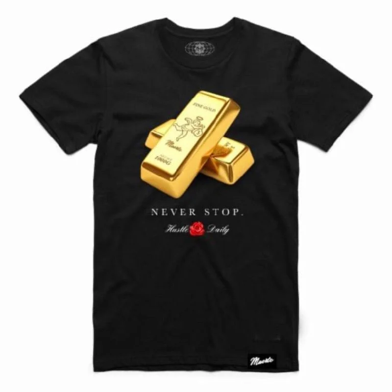 Muerte Hustle Daily Bricks T Shirt (Black) Tailored Tailored