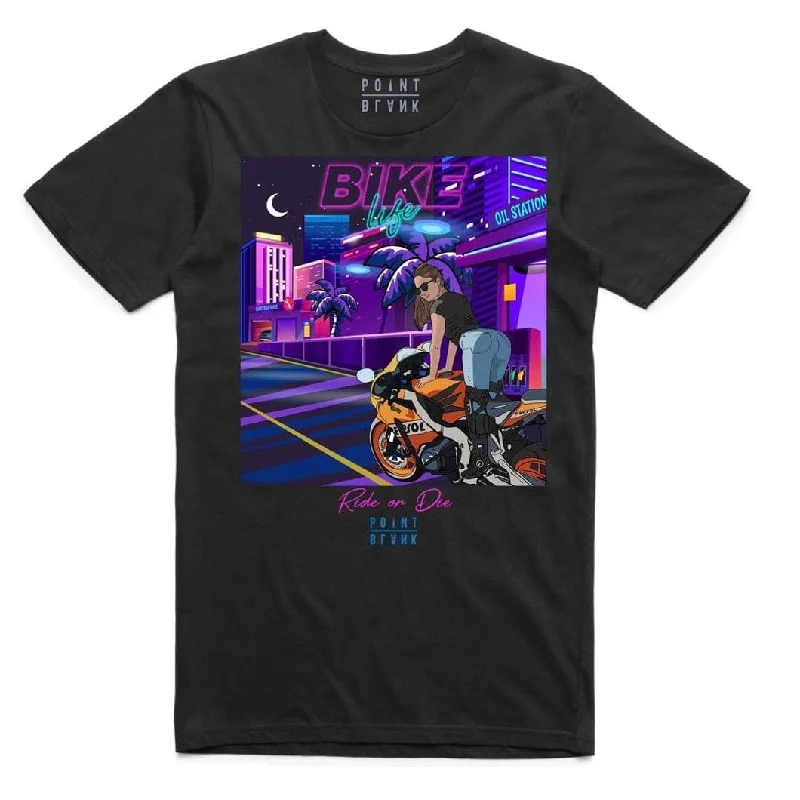 Point Blank Bike Life T Shirt (Black) Artistic Men's Avant Artistic Men's Avant