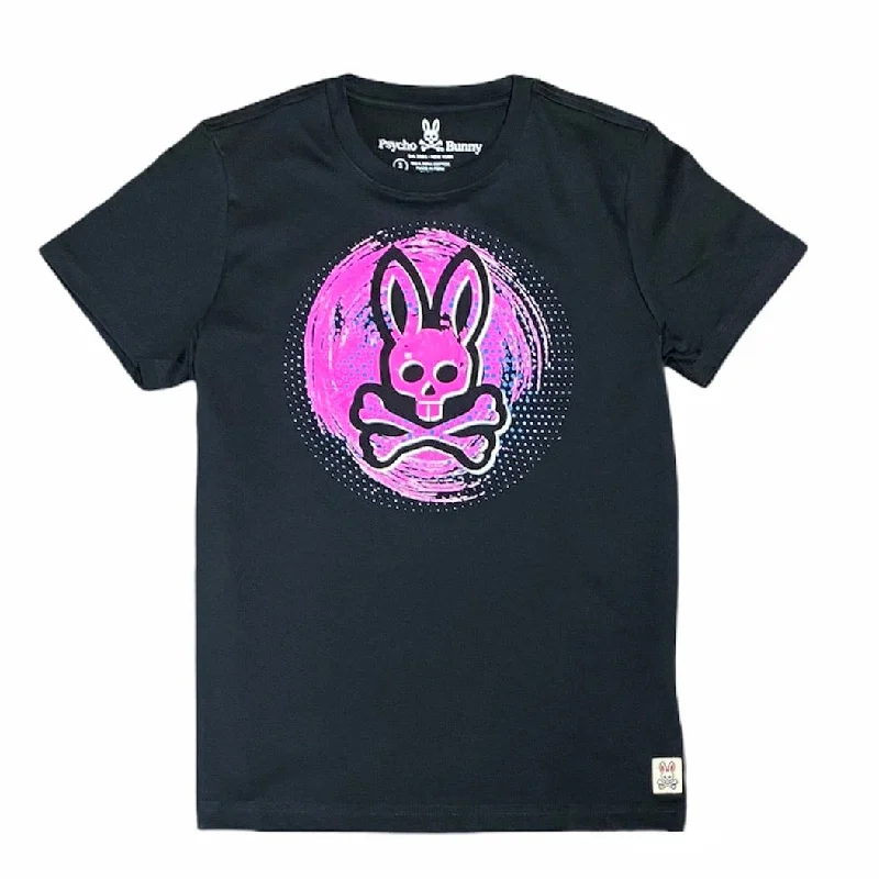 Psycho Bunny Downey T Shirt  (Black) Sharp Men's Italian Sharp Men's Italian