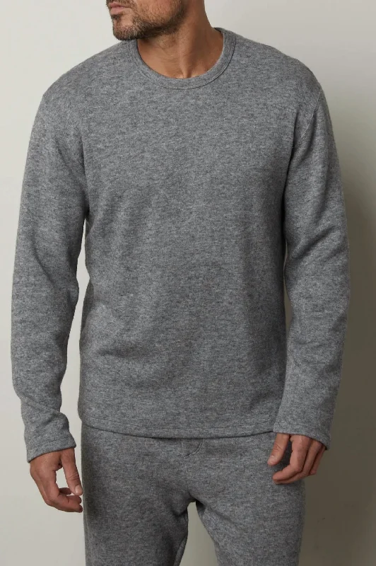 Remington Pullover In Heather Grey Preppy Men's College Preppy Men's College Preppy Men's College