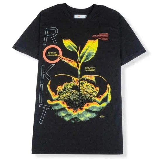 Rokit Growth Tee (Black) Artistic Men's Hand Artistic Men's Hand