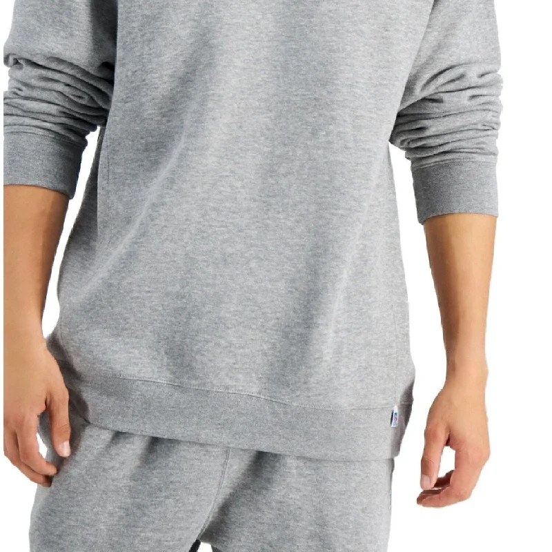 Russell Athletic Men's Solid Fleece Sweatshirt Gray Size Small Gym Gym Gym