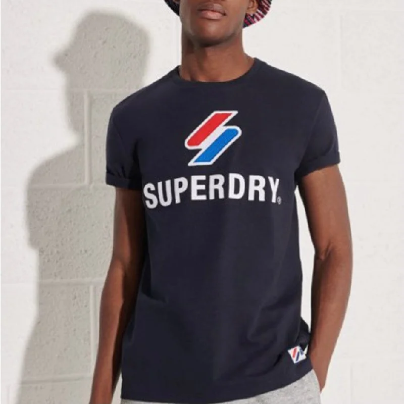 Superdry Sportstyle Classic Tee (Deep Navy) M1010967A Cool Men's Skate Cool Men's Skate