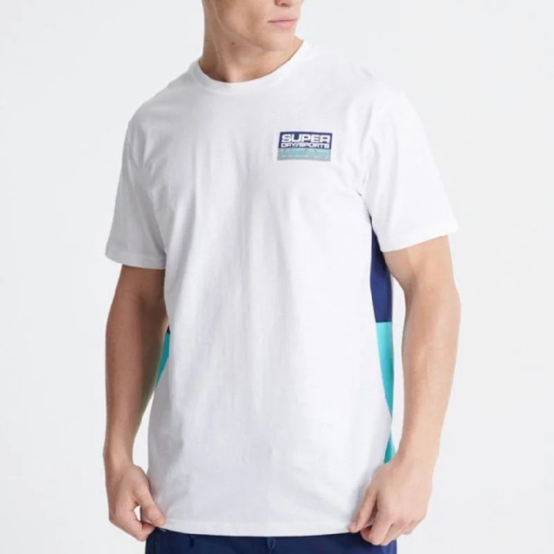 Superdry Streetsport T Shirt Optic Sporty Men's Tennis Sporty Men's Tennis