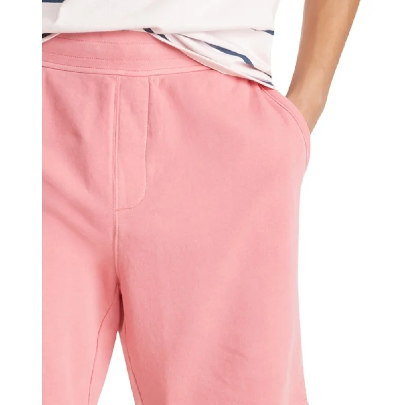 Tommy Hilfiger Men's Garment Dyed Sweatshorts Pink Size X-Large Street Street Street