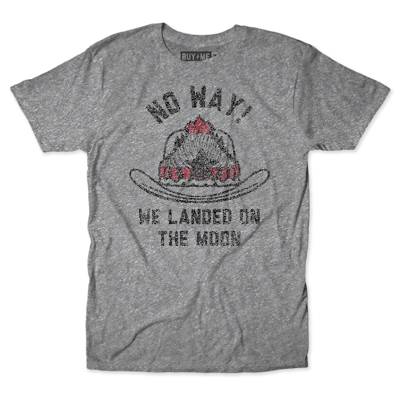 We Landed On The Moon Tee Youthful Men's Anime Youthful Men's Anime