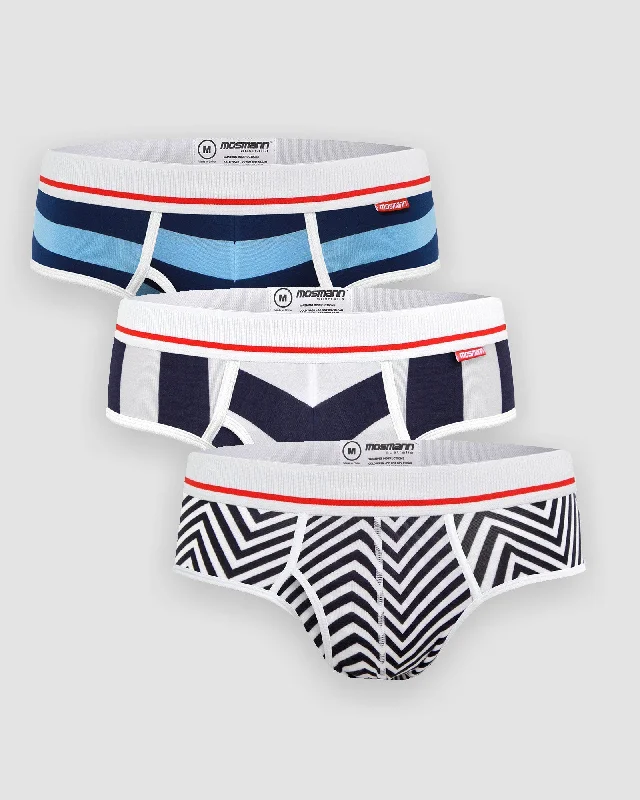 3-Pack Bamboo Briefs - Capitan Cool Men's Skate Cool Men's Skate