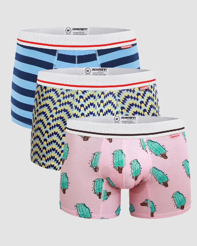 3-Pack Bamboo Trunks - Merida Beach Beach