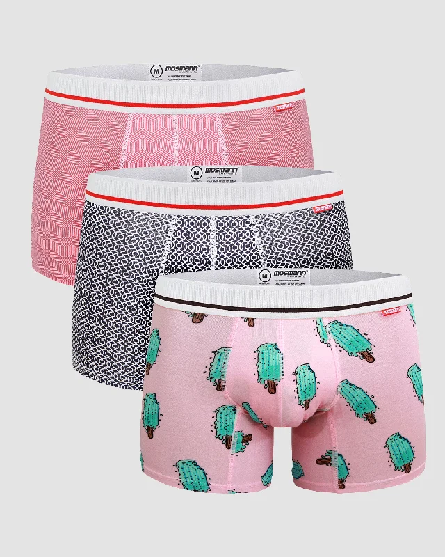 3-PACK BAMBOO TRUNKS - WEEKENDER Unique Men's Patch Unique Men's Patch