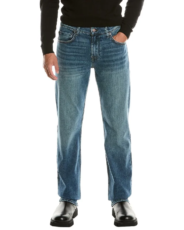 7 For All Mankind Austyn Sundance Straight Jean Unique Men's Patch Unique Men's Patch