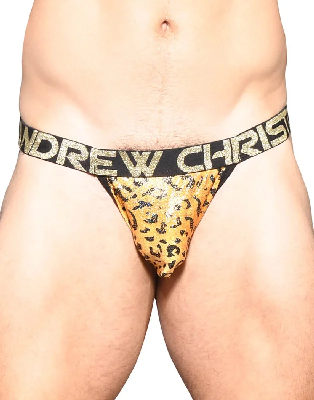 Andrew Christian Glam Leopard Jock with Almost Naked 91914 Practical Men's Quick Practical Men's Quick