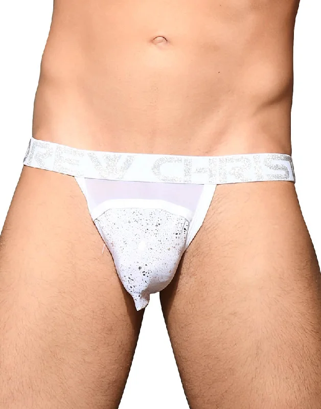 Andrew Christian Snow Sheer Arch Jock w/ Almost Naked 92248 Refined Men's European Refined Men's European