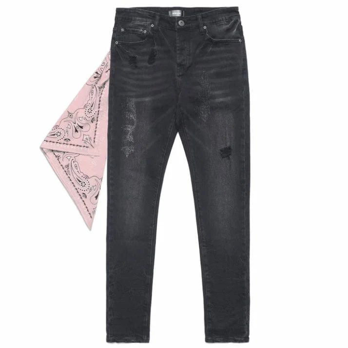 Blue Carats The Mcqueen 5-Pkt Slim Fit Jean (Distressed Noir) 211-7105 Rugged Men's Outdoor  Rugged Men's Outdoor 