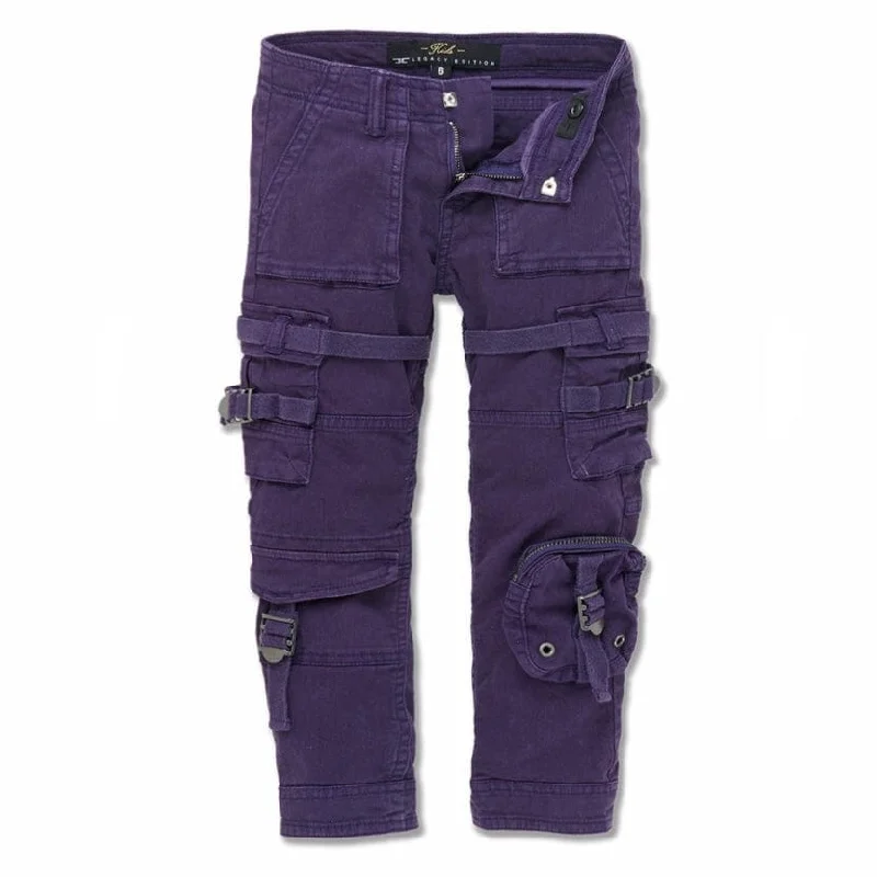 Boys Jordan Craig Cairo Cargo Pants (Purple) 5642MB Sporty Men's Athleisure  Sporty Men's Athleisure 