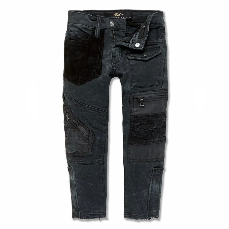 Boys Jordan Craig Patchwork Pants (Black Out) 5643MB Adventure Adventure