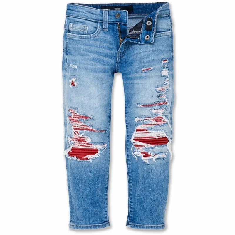 Boys Jordan Craig Seina Denim (Viper Blue) JR1034B Street Street