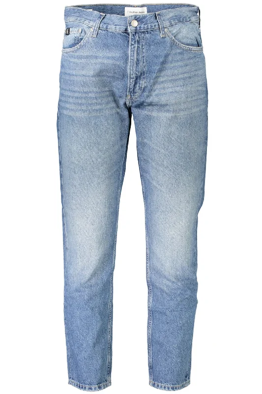 Calvin Klein Sleek Washed  Jeans for a Timeless Men's Style Modern Men's Tech Modern Men's Tech