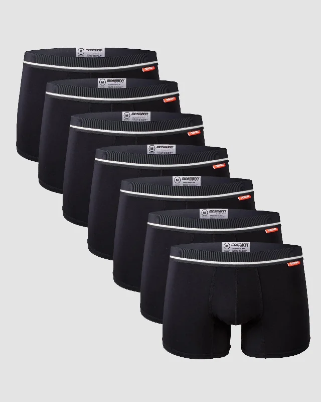 7-PACK BAMBOO TRUNKS - RAVEN Vintage Men's 1970S Disco Vintage Men's 1970S Disco