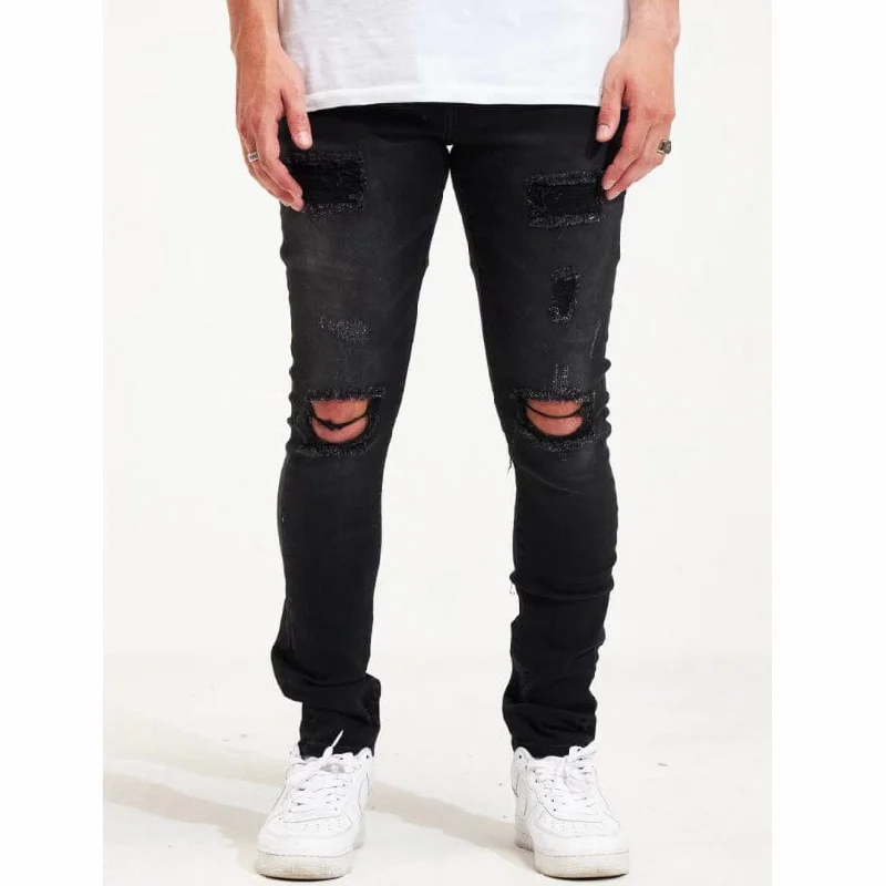 Crysp Atlantic Denim (Ash Black) CRYSP122-7 Sharp Men's Italian Sharp Men's Italian