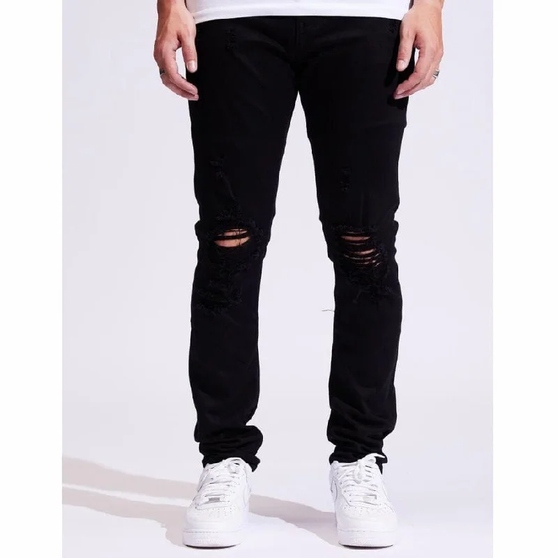 Crysp Atlantic Denim Jeans (Jet Black) CRYF122-123 Sleek Men's Contemporary  Sleek Men's Contemporary 