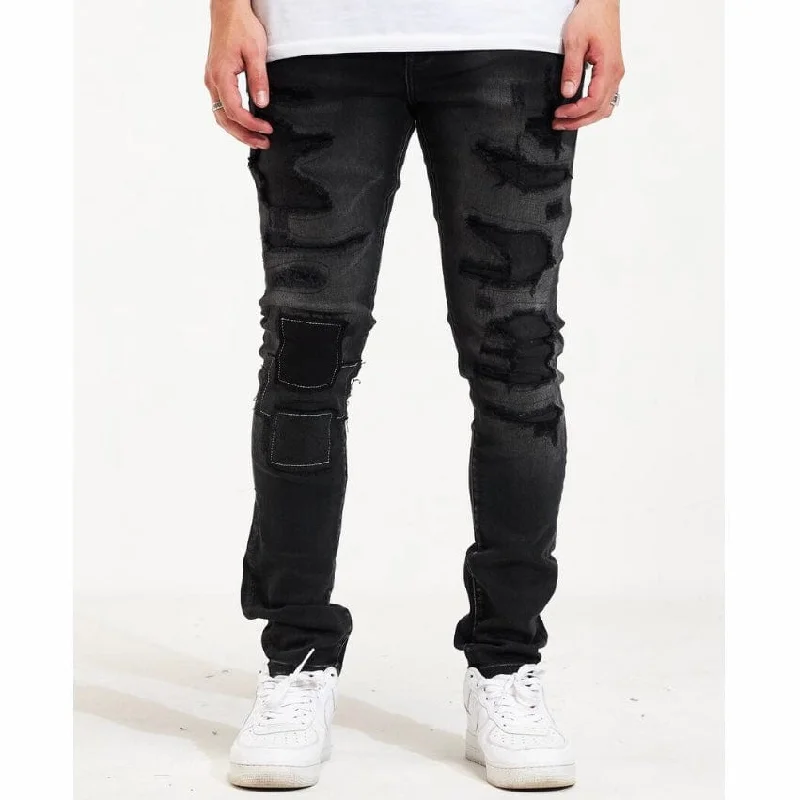 Crysp Dirk Denim Jeans (Black Ash) CRYSP222-27 Cool Men's Skate Cool Men's Skate