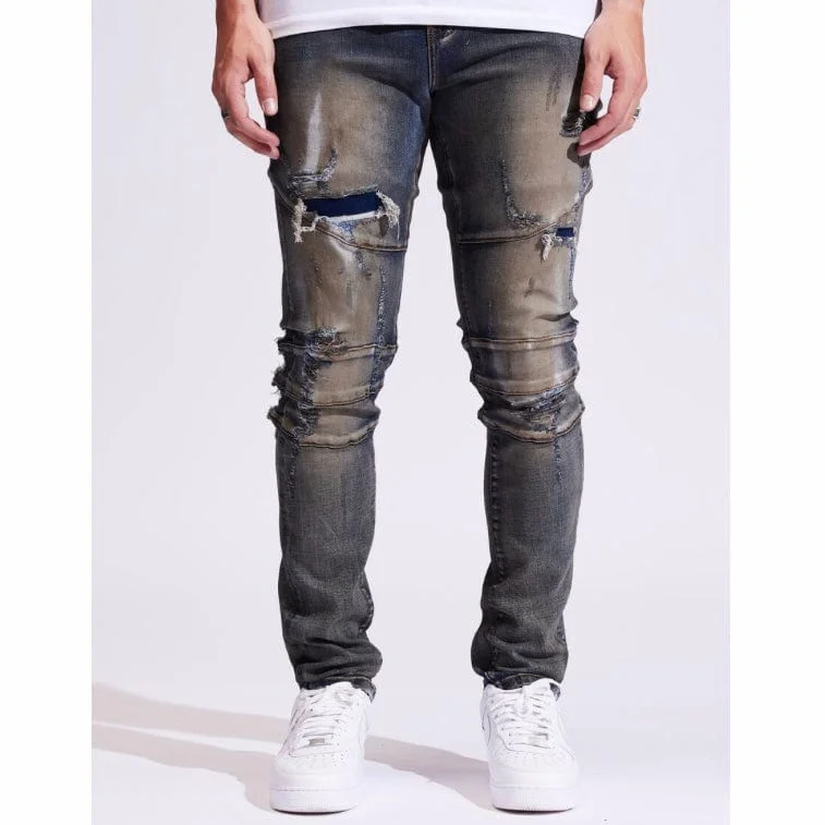 Crysp Montana 2.0 Denim Jeans (Indigo) CRYF122-114 Relaxed Men's Australian  Relaxed Men's Australian 