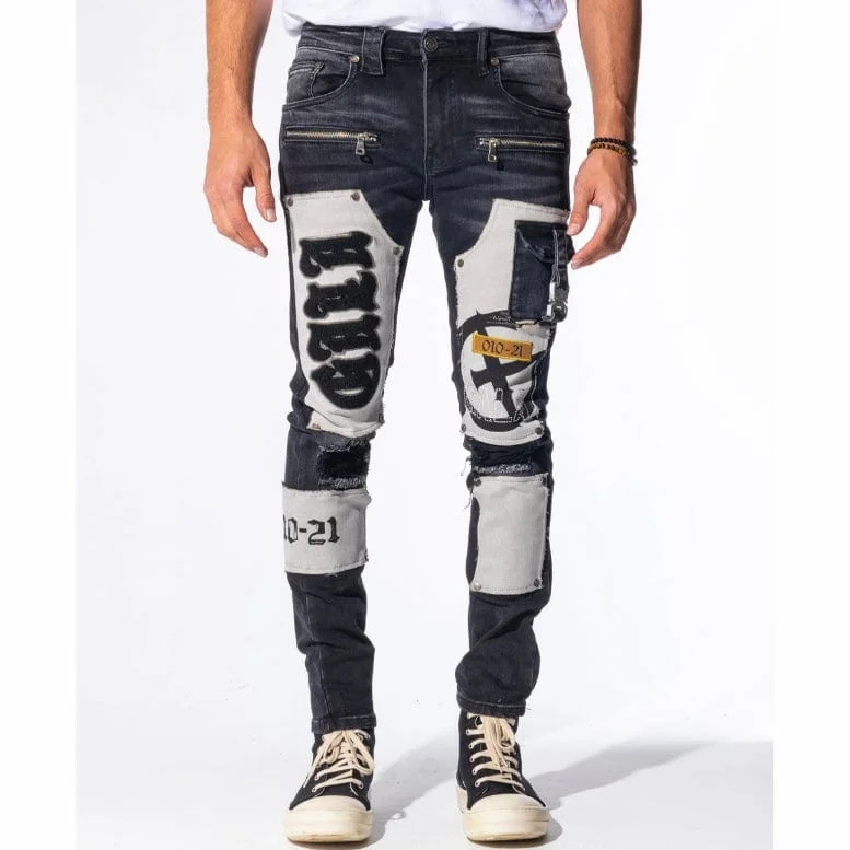 Gala Original Doomsday Denim Jean (Jet Black/Charcoal Combo) GH-21-10 Traditional Men's Country Traditional Men's Country