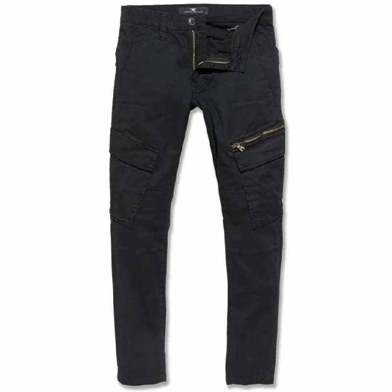 Jordan Craig Sean Dover Lightweight Cargo Pants (Black) 5652M Refined Men's Hand Refined Men's Hand