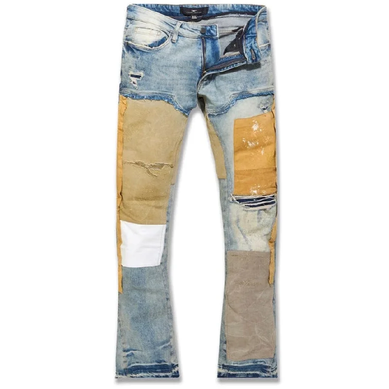 Jordan Craig Sean Stacked Forest Hill Denim (Ice Antique) JSF250 Unique Men's Upcycled Unique Men's Upcycled