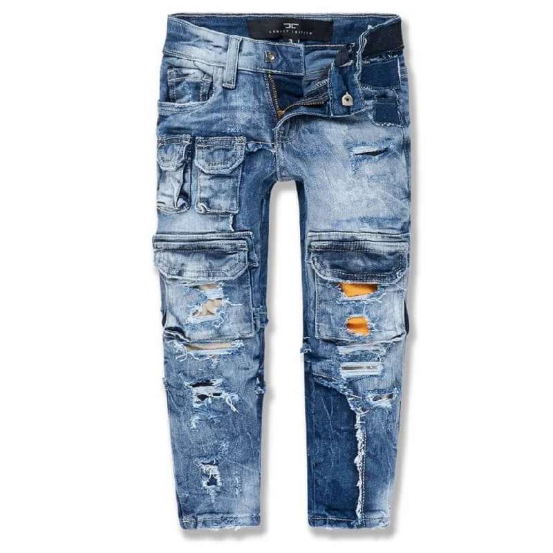 Kids Jordan Craig Ambition Denim (Aged Wash) JM3497K Unique Men's Upcycled Unique Men's Upcycled