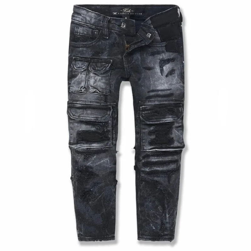 Kids Jordan Craig Ambition Denim (Industrial Black) JM3497K Masculine Men's  Masculine Men's 