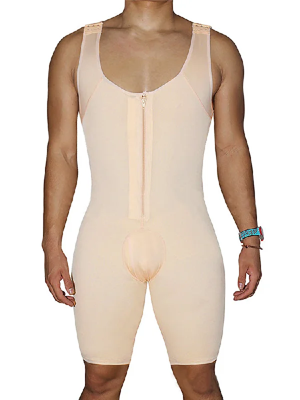 Men’s Abdomen Body Shaper Legs Control Bodysuit Hip Men's Urban Hip Men's Urban