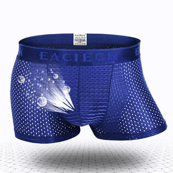 Men's 3PCS Mesh Thin Ice Silk Underwear Tough Men's Tactical Tough Men's Tactical