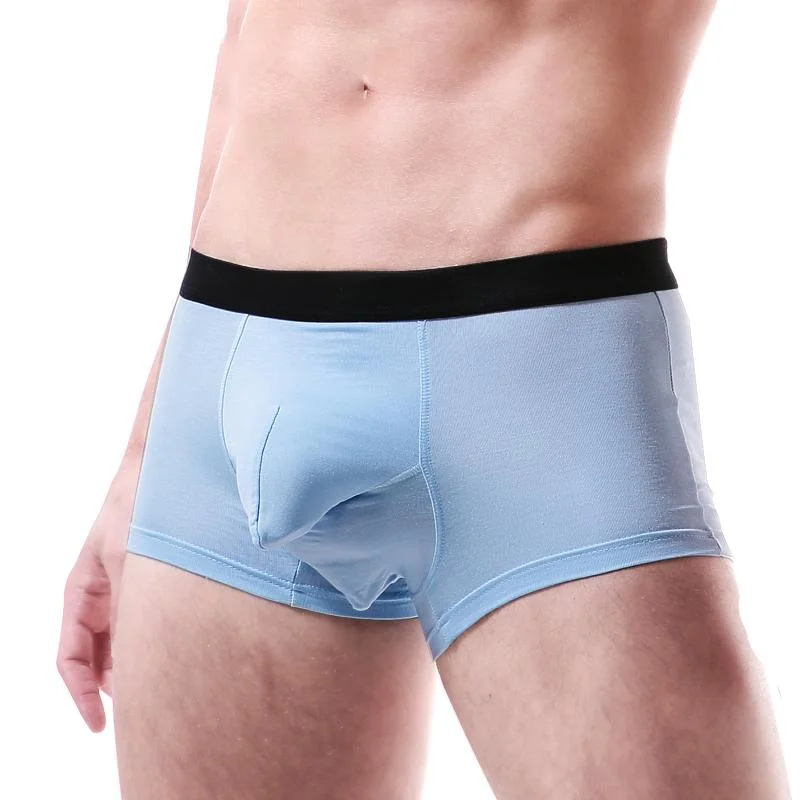 Men's Elephant Separate Pouch Modal Boxer Briefs Hip Men's Retro Hip Men's Retro