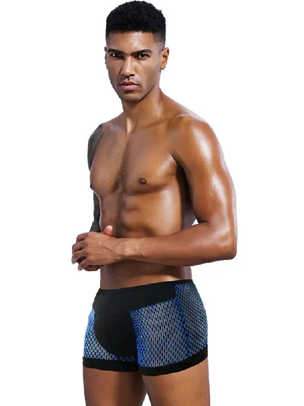 Men's Mesh Breathable Fabric Boxer Ultra-Thin Trunks Bold Men's Statement Bold Men's Statement