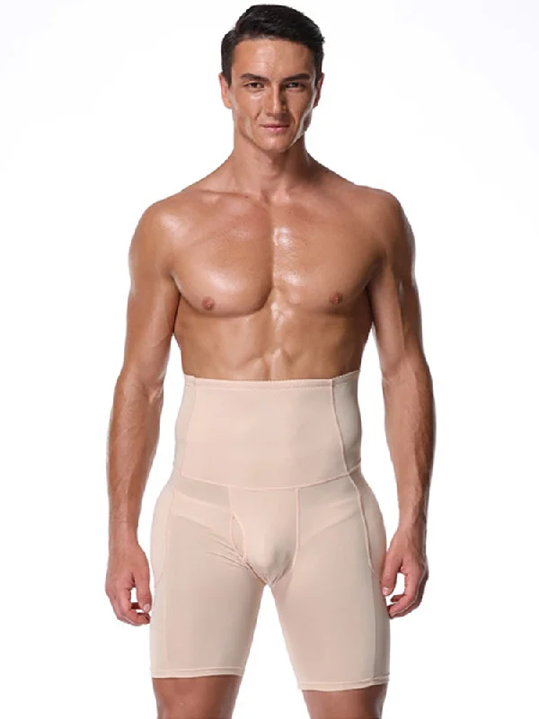 Men's Tummy Control Shapewear Enhancing Underwear Athletic Men's High Athletic Men's High