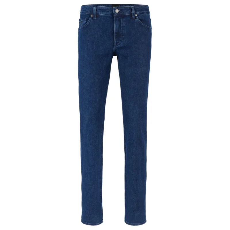 Regular-fit jeans in blue comfort-stretch denim Dynamic Men's High Dynamic Men's High