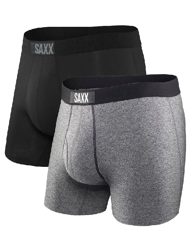 SAXX Vibe Super Soft Boxer Brief 2PK SXPP2V Dapper Men's Bow Dapper Men's Bow