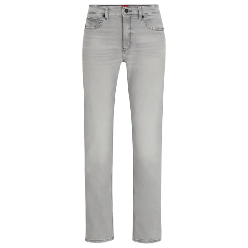 Slim-fit jeans in light-gray denim Modern Men's Tech Modern Men's Tech