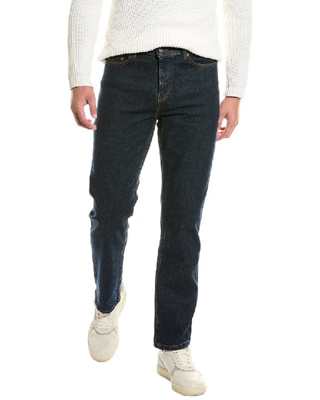 The Kooples Dark Blue Straight Jean Minimalist Men's Casual  Minimalist Men's Casual 