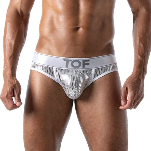 TOF Star jockbrief silver Polished Men's Satin Polished Men's Satin