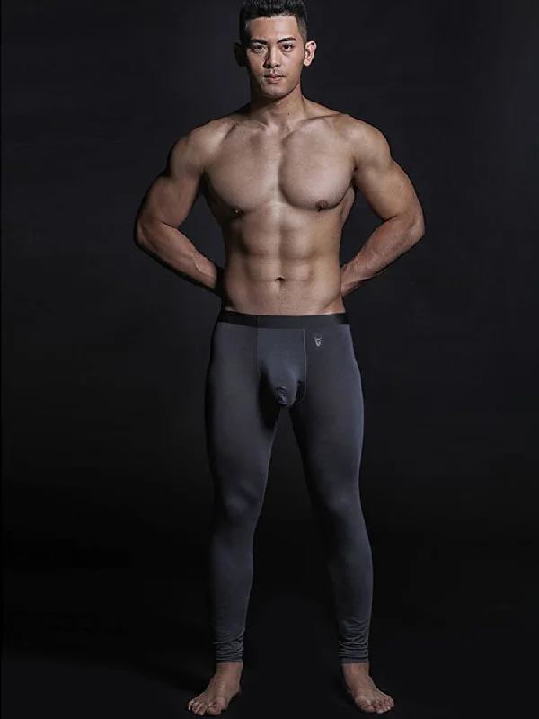 Two-in-one Antibacterial Inner Crotch Long Johns Underwear Sophisticated Men's French Sophisticated Men's French