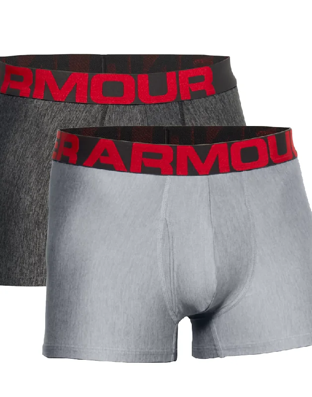 Under Armour Tech 3" 2-Pack Trunk Gray 1363618 Laid Laid